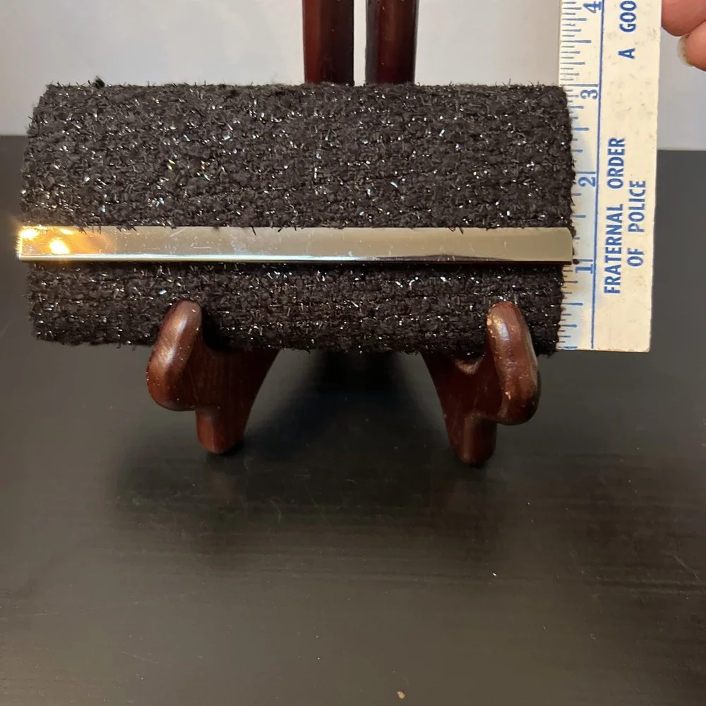 Clutch Purse Black Magnetic‎ Latch